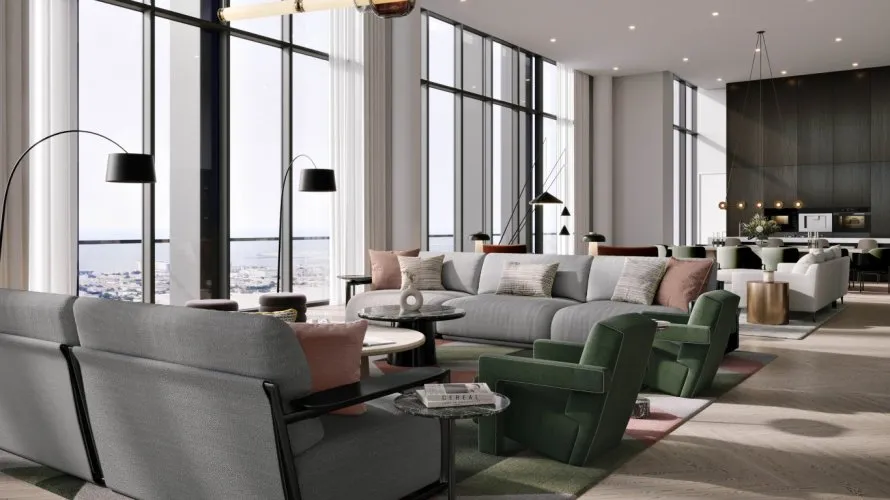 Appartement de Studio à Dubai, UAE No. 2452 № 1