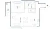 1 chambre Appartement plan d'étage «1BR», Serenia District West