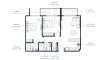 2 chambres Appartement plan d'étage «TYPE 03», AZIZI AMBER