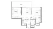 2 chambres Appartement plan d'étage «2 bedrooms», Canalside Marina Residences