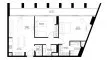 2 chambres Appartement plan d'étage «TYPE F1», NESBA 3