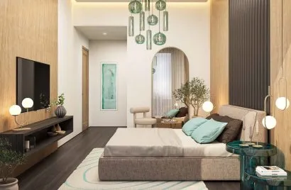 Appartement de 2 chambres à Damac Lagoon Views Phase 3 Golf City, UAE No. 4100