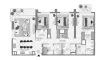 3 chambres Appartement plan d'étage «3BR», Altus