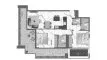 2 chambres Appartement plan d'étage «2BR», SAMANA Manhattan