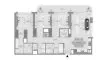 3 chambres Appartement plan d'étage «TYPE A2», Baystar by Vida
