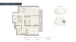 2 chambres Appartement plan d'étage «TYPE B», THE QUAYSIDE RESIDENCES