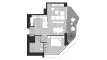 1 chambre Appartement plan d'étage «TYPE A», Artistry Two Residences
