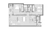 2 chambres Appartement plan d'étage «2BR», VERDANA X