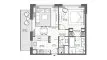 1 chambre Appartement plan d'étage «TYPE B1.D», Palace Residences Al Mamsha