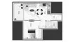 1 chambre Appartement plan d'étage «1BR», Serenz