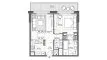 1 chambre Appartement plan d'étage «TYPE B1.C», Palace Residences Al Mamsha