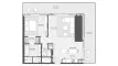 1 chambre Appartement plan d'étage «1BR», Akala