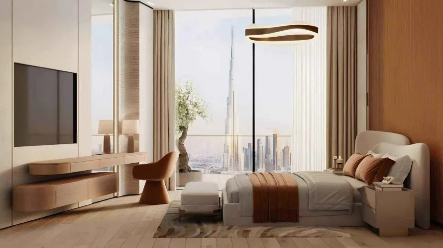 Appartement de 2 chambres à Binghatti Skyflame Majan, UAE No. 5876 № 1