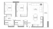 2 chambres Appartement plan d'étage «2BR», Pristine Beach Residences