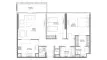 2 chambres Appartement plan d'étage «2BR», The Gate 6
