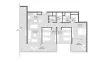 3 chambres Appartement plan d'étage «TYPE 3BR», Sila
