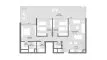 3 chambres Appartement plan d'étage «TYPE 3BR», Sila