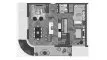 1 chambre Appartement plan d'étage «TYPE 1BR», Waldorf Astoria Residences Yas