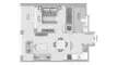 1 chambre Appartement plan d'étage «TYPE A VARIANT 2», Sobha Sanctuary - The Woods