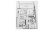 2 chambres Appartement plan d'étage «TYPE 03», Vision Iconic