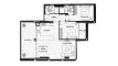 2 chambres Appartement plan d'étage «TYPE 2BR», Binghatti Starfall