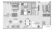 2 chambres Appartement plan d'étage «TYPE 2 VARIANT 2», Sobha Sanctuary - The Woods