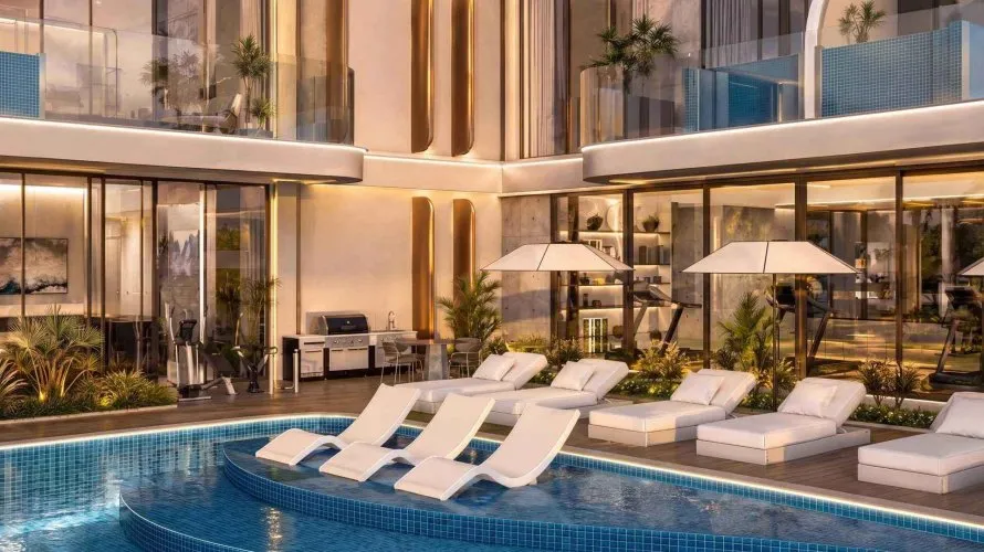 Appartement de 2 chambres à Portside by Samana Downtown Jebel Ali, UAE No. 6711