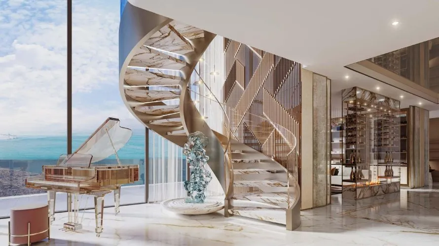 Квартира с 1 спальней в Safa Gate, Аль-Сафа, Дубай, ОАЭ №4323 № 2