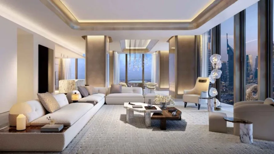 Квартира с 2 спальнями в Burj Azizi, Sheikh Zayed Road, Дубай, ОАЭ №4229 № 3