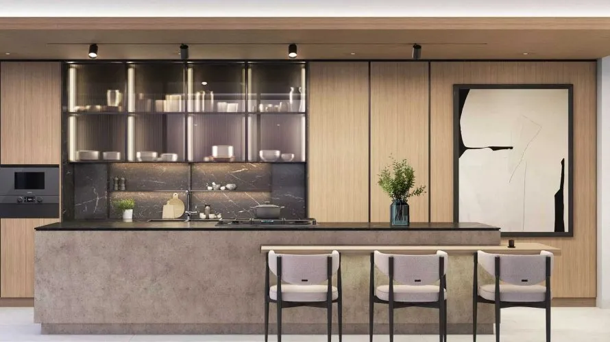 Квартира с 1 спальней в ONE RIVER POINT, Бизнес-Бэй, Дубай, ОАЭ №3463 № 4