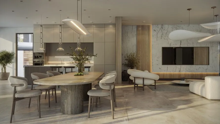 Таунхаус с 5 спальнями в KETURAH RESERVE, Meydan Gated Community, Дубай, ОАЭ №3533 № 1