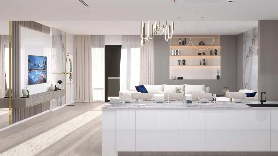 Квартира с 2 спальнями в BINGHATTI  LAVENDER, Джумейра Вилладж Серкл, Дубай, ОАЭ №3526 № 4