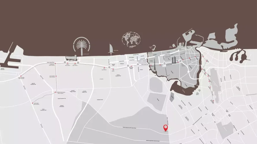 Квартира студия в  Дубай, ОАЭ №2301 № 2