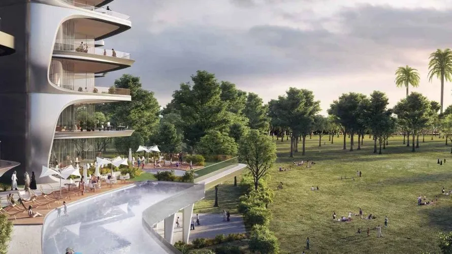 Квартира с 3 спальнями в AYKON CITY 3, Бизнес-Бэй, Дубай, ОАЭ №4915 № 4