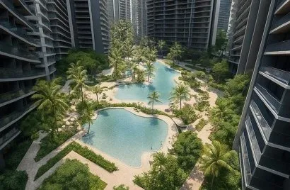 Квартира с 1 спальней в Azizi Milan Heights, City of Arabia, Дубай, ОАЭ №4574