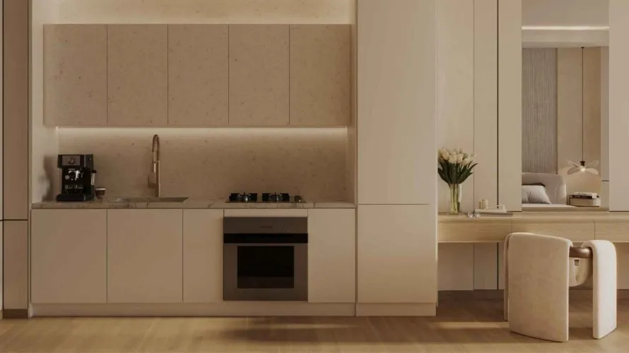 Квартира с 1 спальней в Binghatti Skyrise, Бизнес-Бэй, Дубай, ОАЭ №4054 № 1