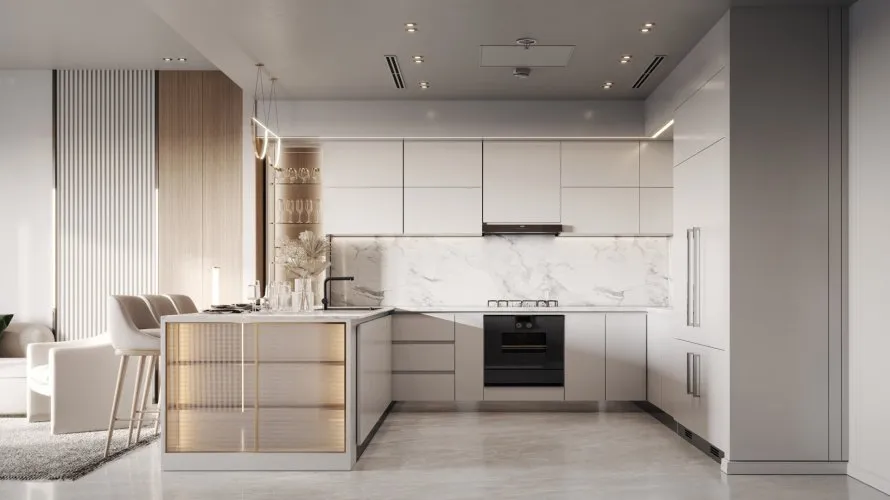 Квартира с 2 спальнями в BINGHATTI  LAVENDER, Джумейра Вилладж Серкл, Дубай, ОАЭ №3525 № 2