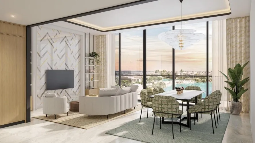 Квартира с 2 спальнями в Azizi Venice 13, Dubai South (Dubai World Central), Дубай, ОАЭ №4962 № 3