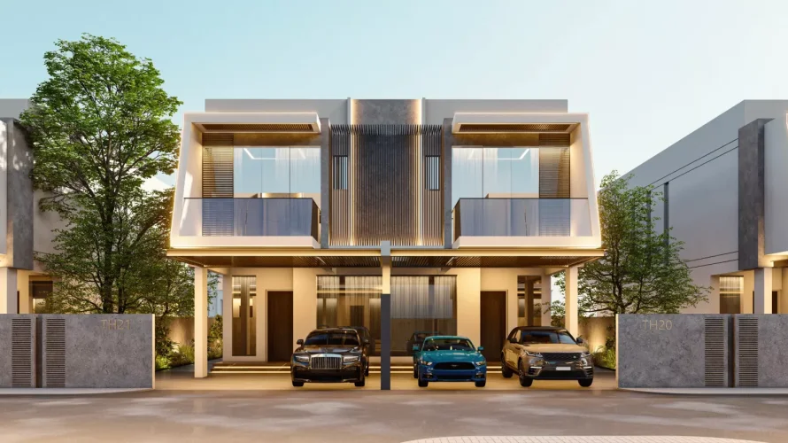 Таунхаус с 4 спальнями в  Dubai Lifestyle City, Дубай, ОАЭ №2245 № 1