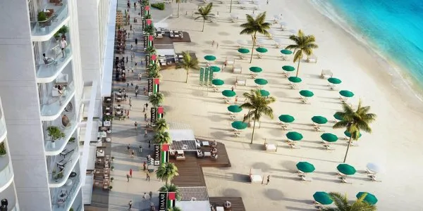 Эмар Бичфронт (Emaar Beachfront) № 1
