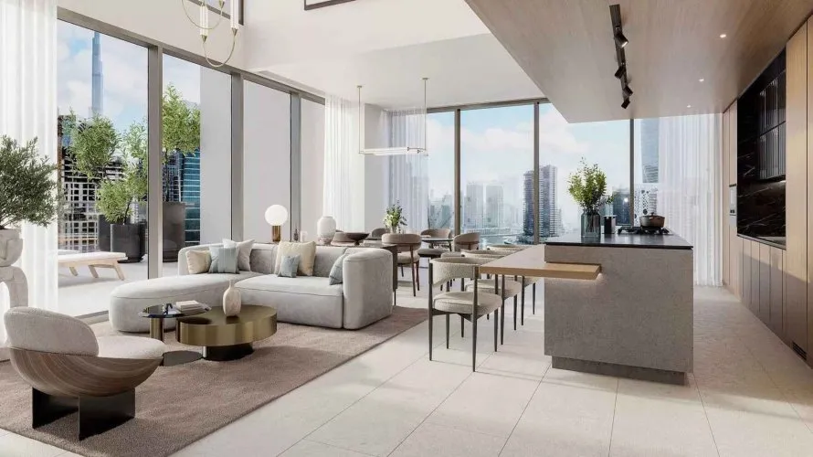 Квартира с 2 спальнями в ONE RIVER POINT, Бизнес-Бэй, Дубай, ОАЭ №3715 № 5