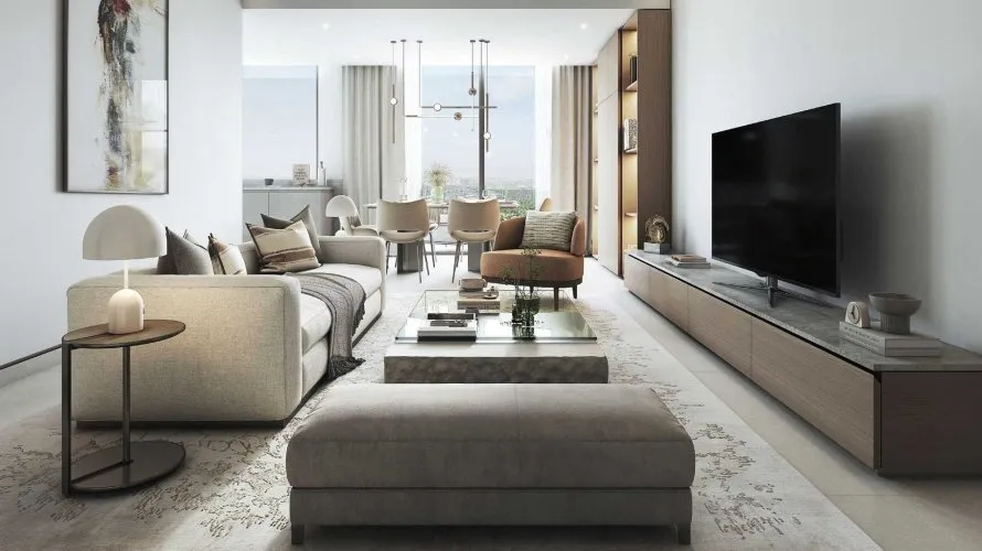 Квартира с 1.5 спальней в 350 RIVERSIDE CRESCENT, Nadd Al Sheba, Дубай, ОАЭ №3342 № 2