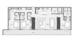 Планировка Квартиры «3BR» с 3 спальнями в ЖК Akala