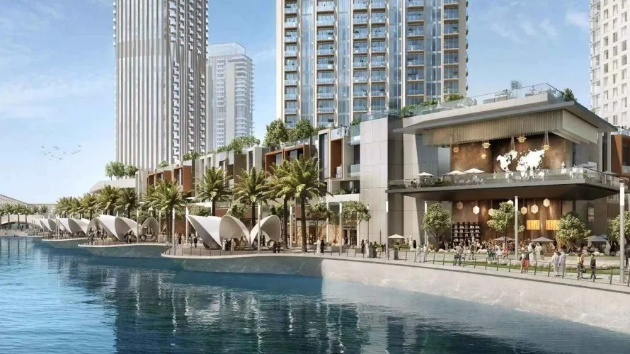 Квартира с 3 спальнями в Palace Residences Creek Blue, Dubai Creek Harbour (The Lagoons), Дубай, ОАЭ №6110