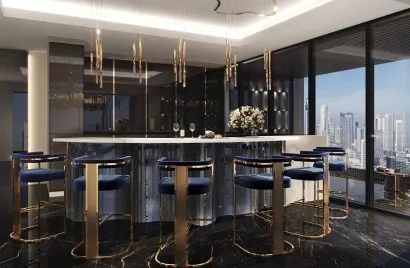 Квартира с 4 спальнями в BURJ BINGHATTI JACOB & CO RESIDENCES, Бизнес-Бэй, Дубай, ОАЭ №6920