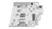 1 bedroom Apartment floor plan «1BR» in The Tranquil at Sobha Central