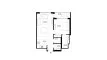 1 bedroom Apartment floor plan «1BR» in SOBHA ONE