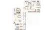 4 bedrooms Apartment floor plan «4BR» in ADDRESS RESIDENCES