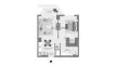 1 bedroom Apartment floor plan «TYPE A1» in Sera 2