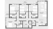 4 bedrooms Apartment floor plan «TYPE B» in VERDANA 7